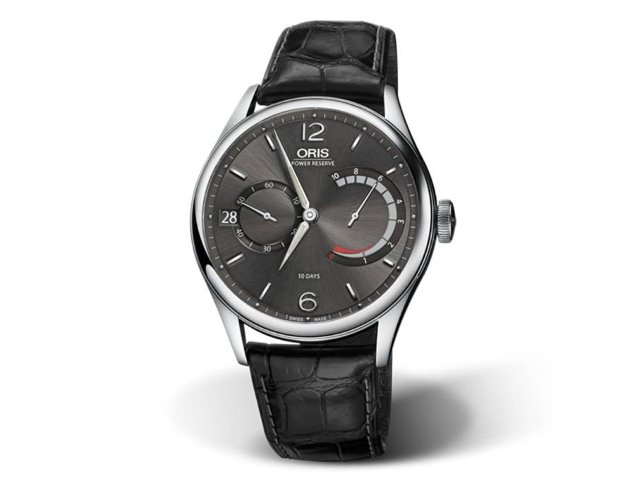 Artelier Calibre 111 Handaufzug Edelstahl 43mm graues Zifferblatt Lederband