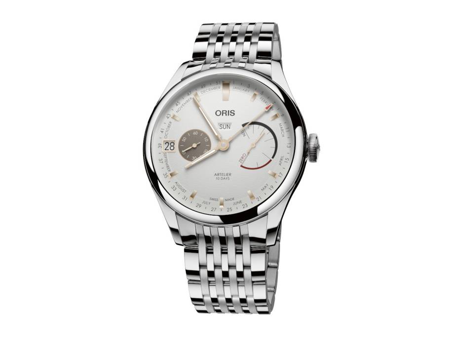Artelier Calibre 113 Handaufzug Edelstahl 43mm weißes Zifferblatt Metallband