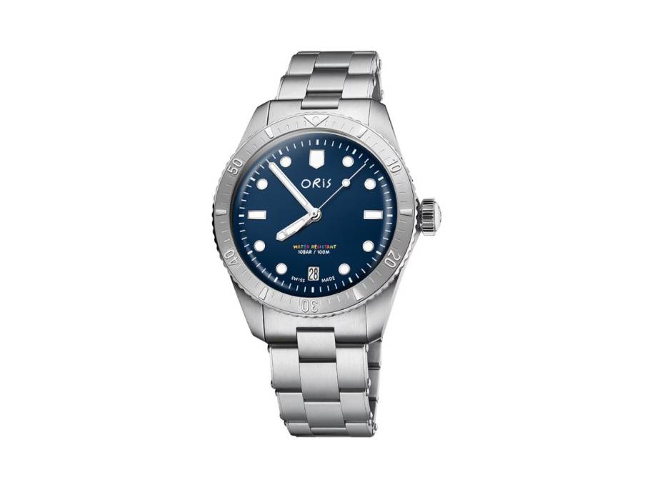 Divers Sixty-Five X LFP Limited Edition Automatik Edelstahl 38mm blaues Zifferblatt Metallband