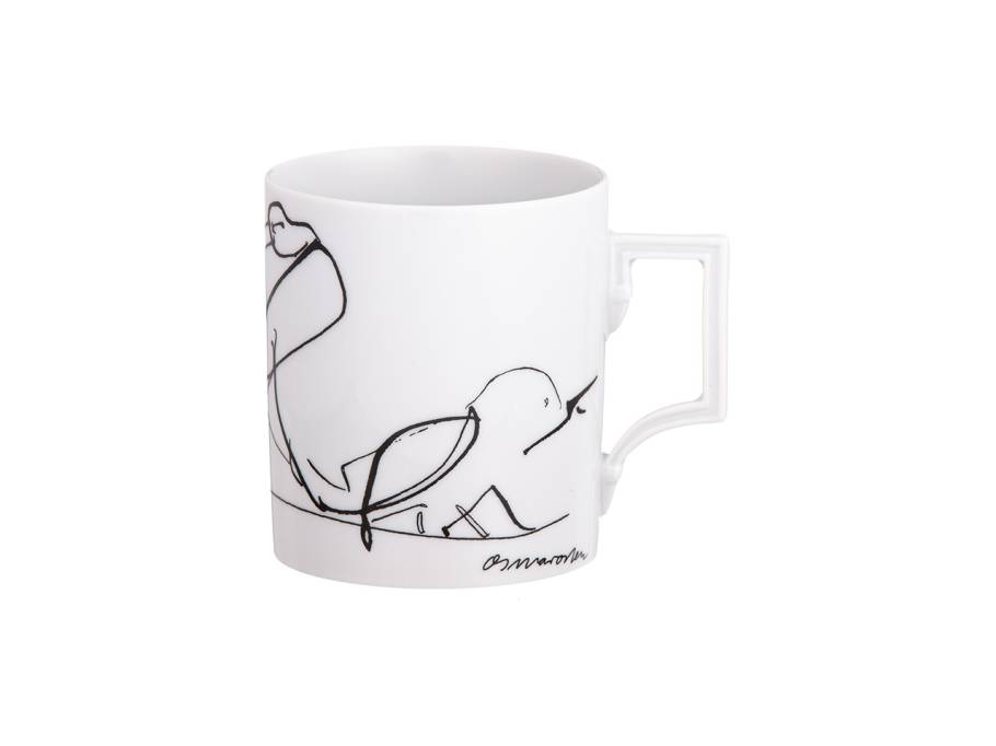 MUG Henkelbecher Juwelier Roller Art Edition "Osmar Osten, Kein Herz - Kein Infarkt"