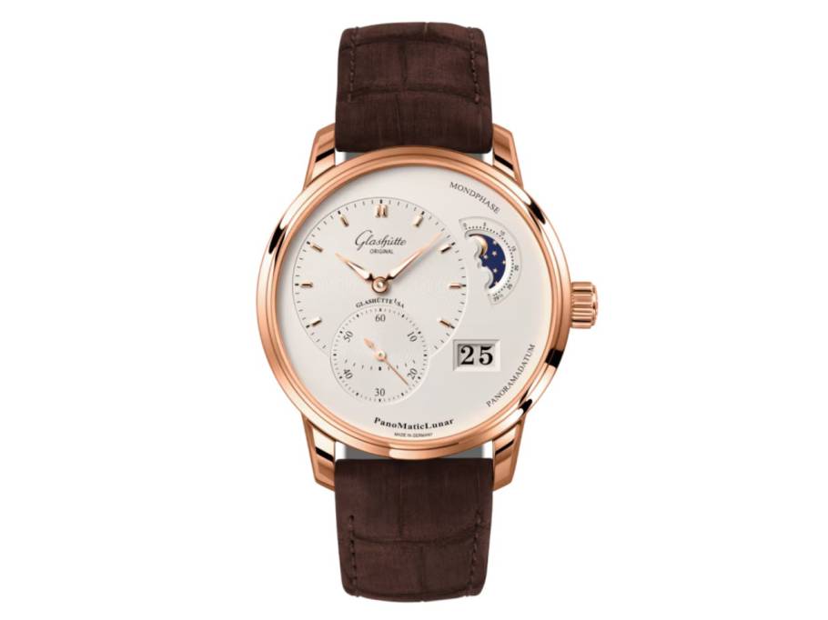 PanoMaticLunar Herrenuhr Rotgold