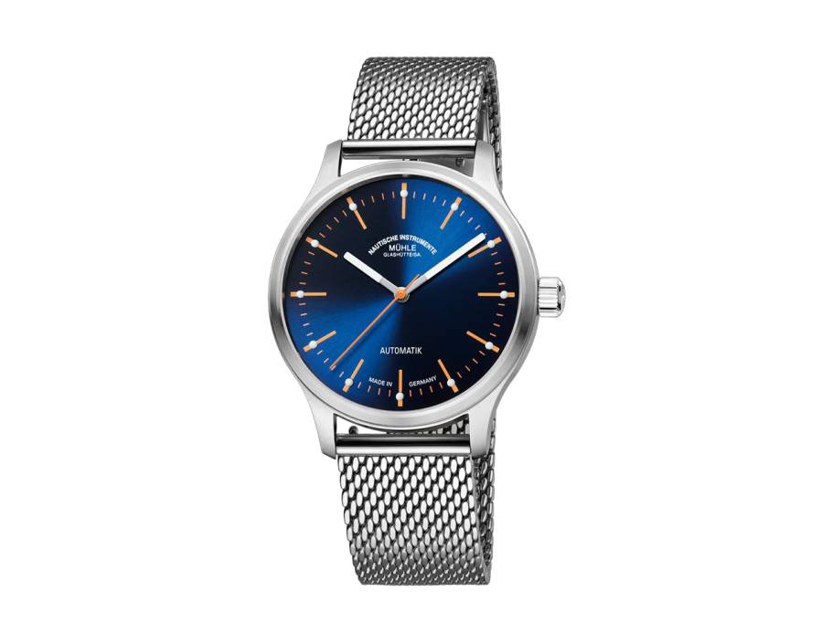 Panova Blau Automatik Edelstahl 40mm Metallband