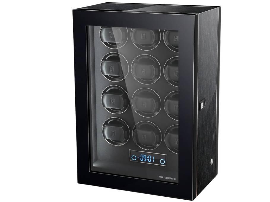 Gentlemen 12 Uhrenbeweger Black Apricot