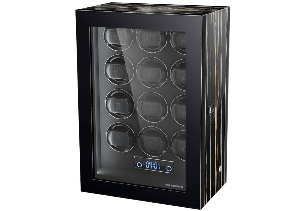 Gentlemen 12 Uhrenbeweger Black Shadow