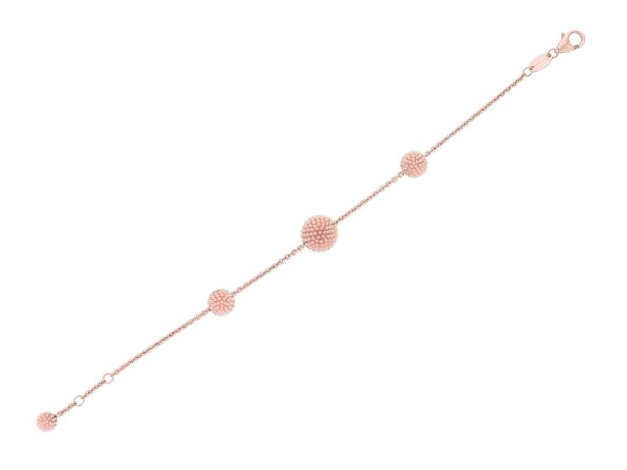 Pixel Armband Silber rosévergoldet