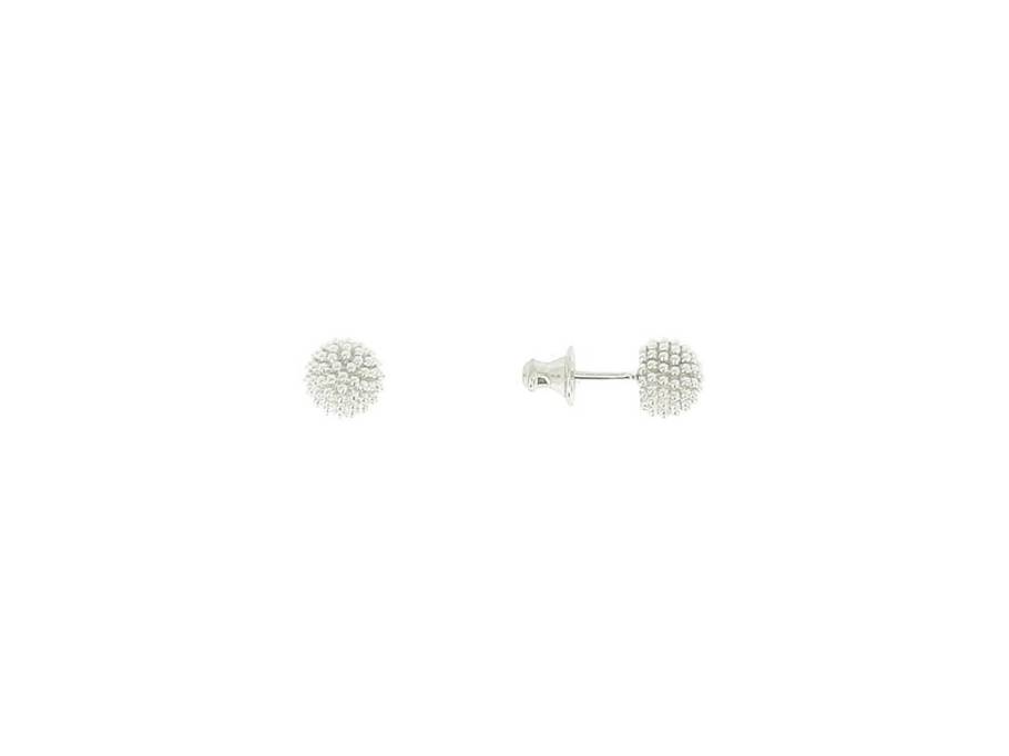 Pixel Ohrstecker Silber