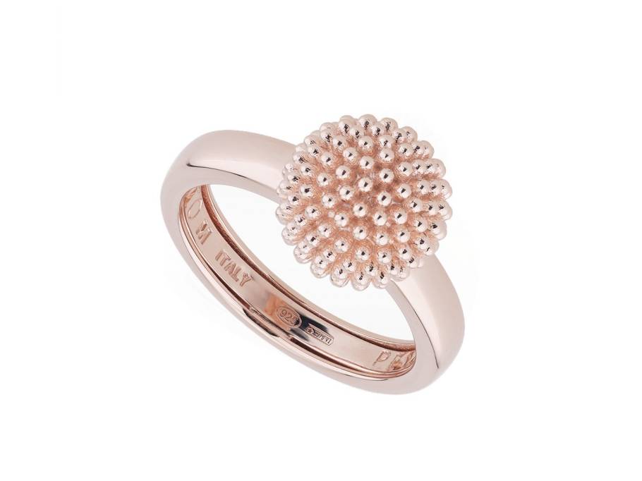 Pixel Ring  Silber rosévergoldet