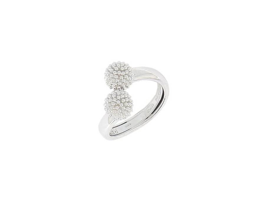 Pixel Ring Silber