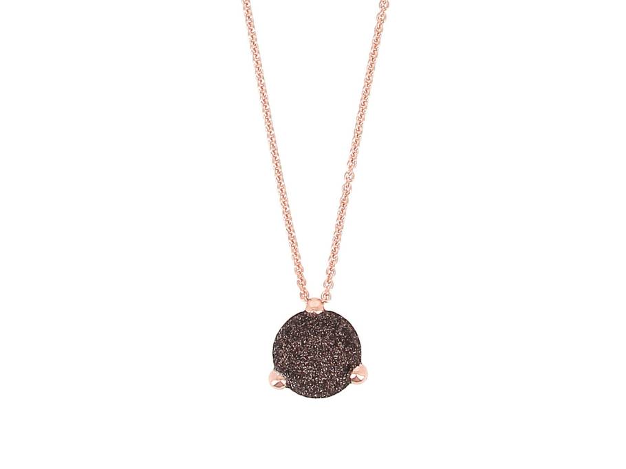 Polvere di Sogni Shiny Collier Silber Roségold 43cm