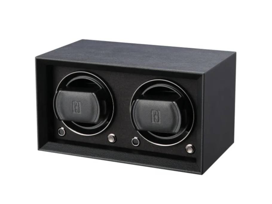 Petite 2 Uhrenbeweger Kunstleder schwarz 