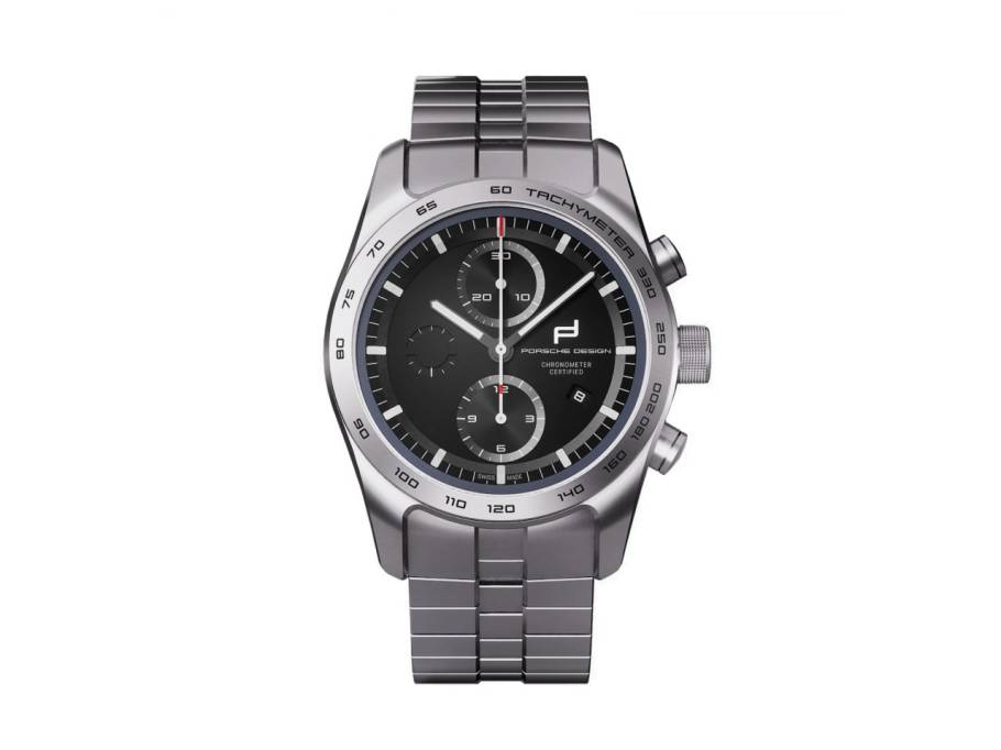 Custom Built Timepieces Watchmakers Choice "DarkNightBlue" Chronograph Automatik Titan 42mm schwarzes Zifferblatt Metallband