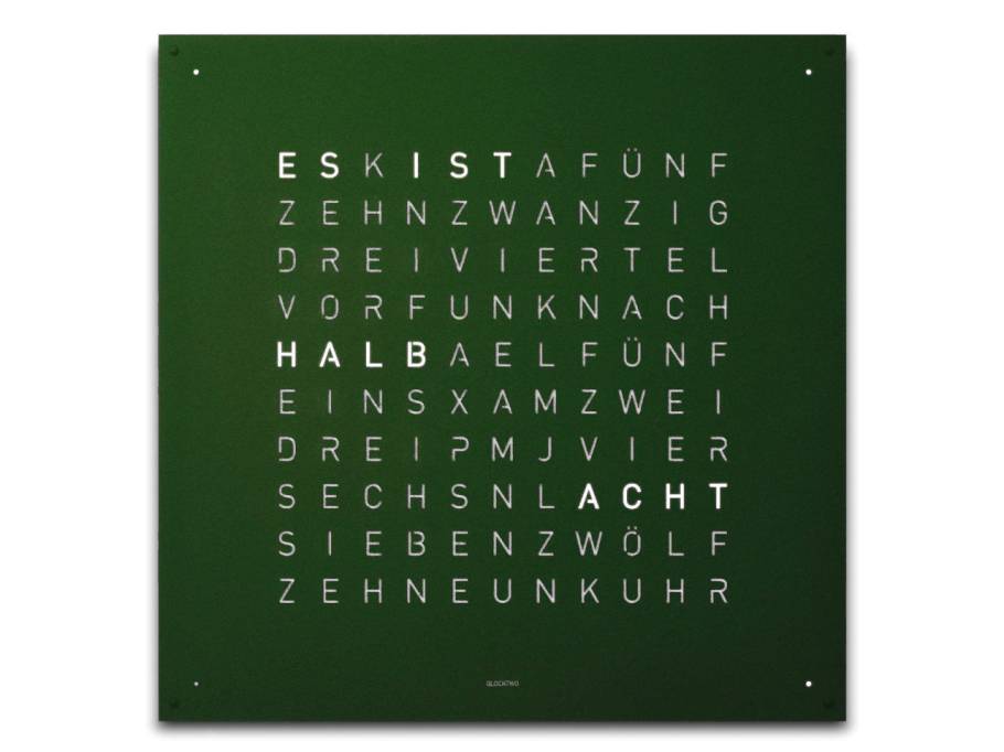 Earth 90 Green Velvet mit weiß lackiertem Holz