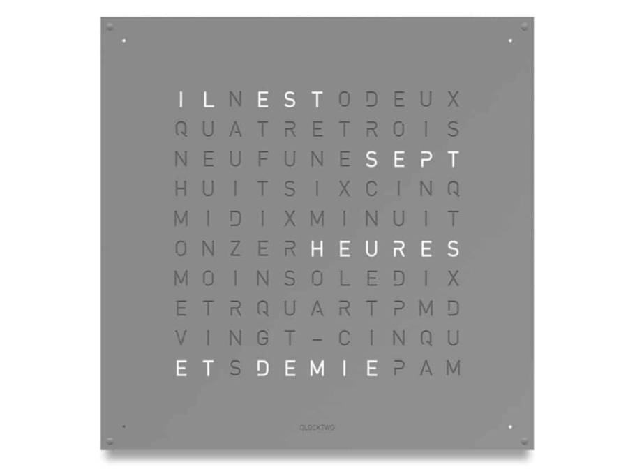 Earth 90 Grey Pepper mit weiß lackiertem Holz