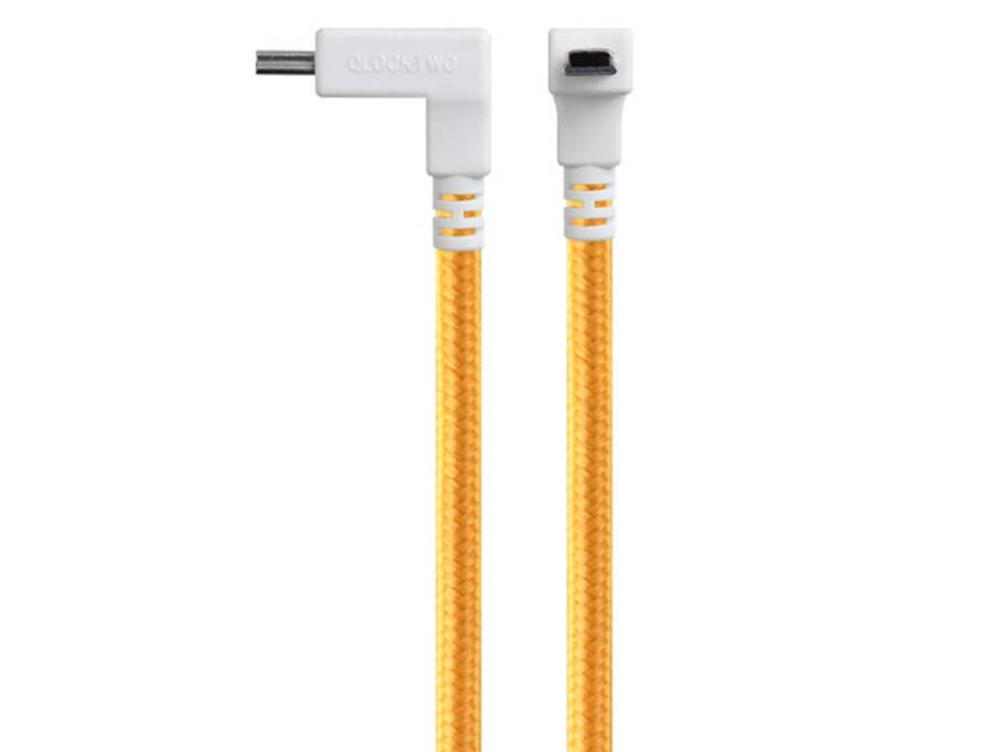 Classic Qable USB-Textilkabel in gelb