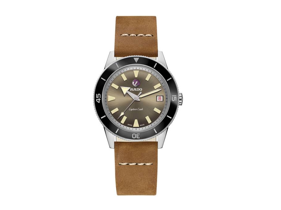 Captain Cook Edelstahl braun Lederband Limited Edition