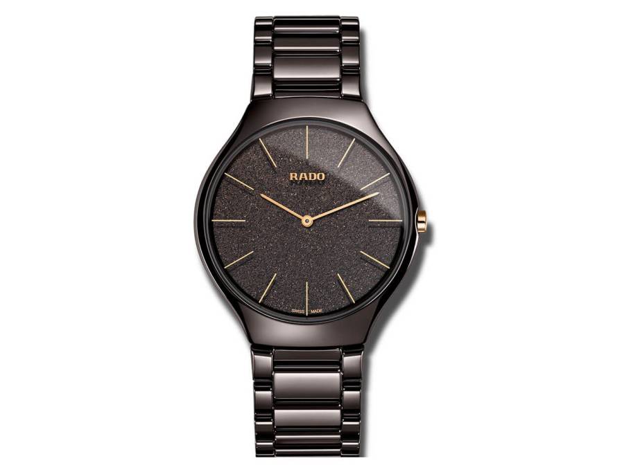  True Thinline Nature Earth Quarz Keramik braun Diamantpulver Keramikband