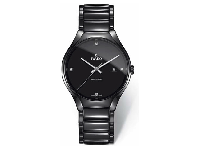 True Black Automatik Keramik schwarz Herrenuhr Jubilé Diamanten