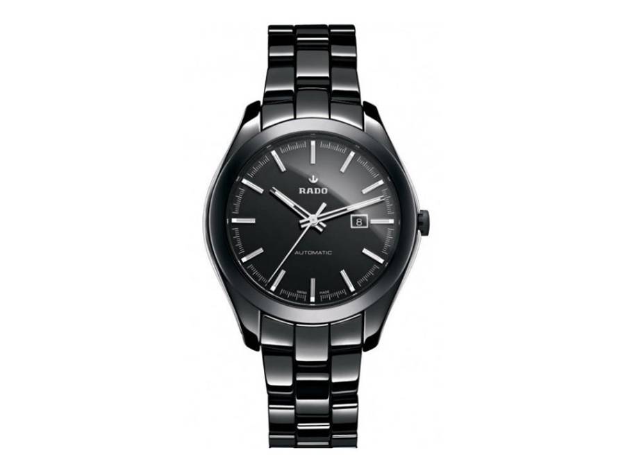 Hyperchrome Automatik Keramik 36mm schwarzes Zifferblatt schwarzes Keramikband