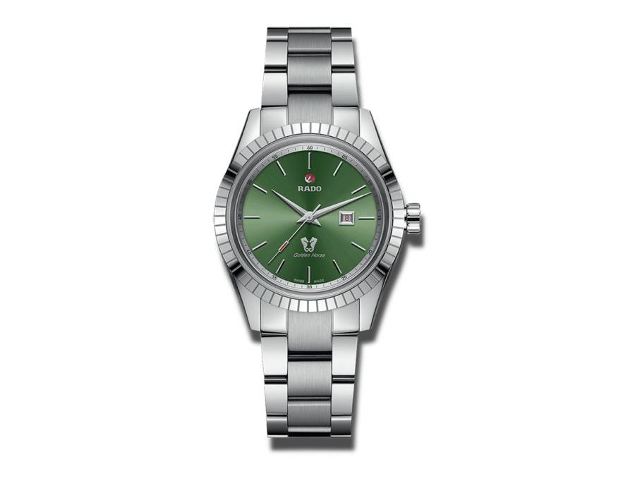 HyperChrome Classic Automatik Edelstahl grünes Zifferblatt Edelstahlband