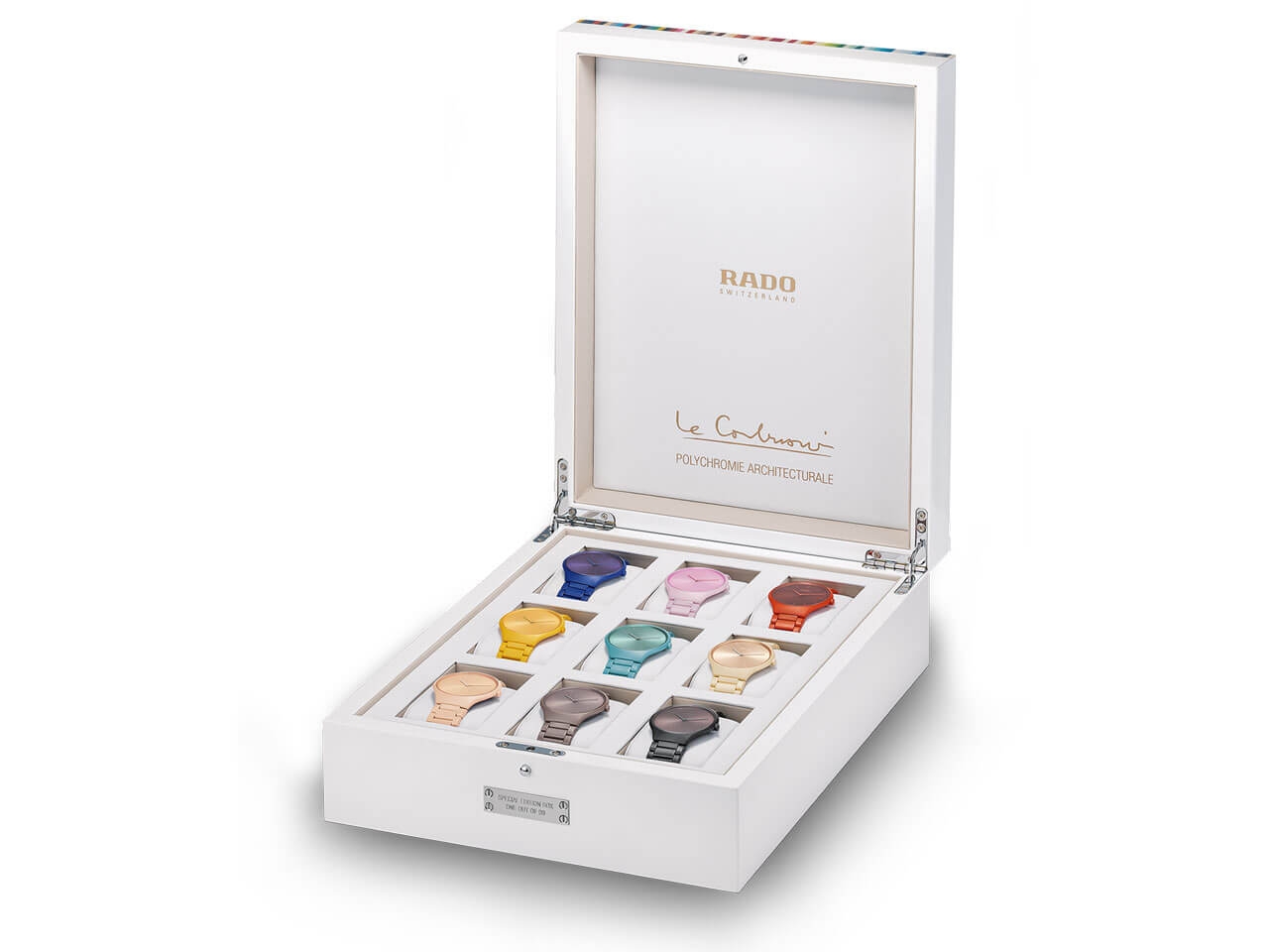 True Thinline Les Couleurs Le Corbusier Collection Set Quarz Keramik