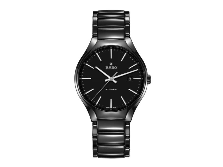 True Black Automatik Keramik 40mm schwarzes Zifferblatt schwarzes Keramikband