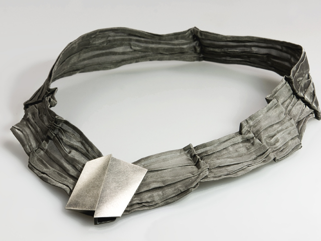 gewebtes Geflecht aus Edelstahl - Set 1 Collier