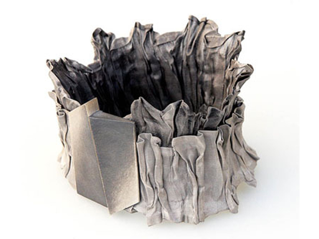 gewebtes Geflecht aus Edelstahl - Set 1 Armband