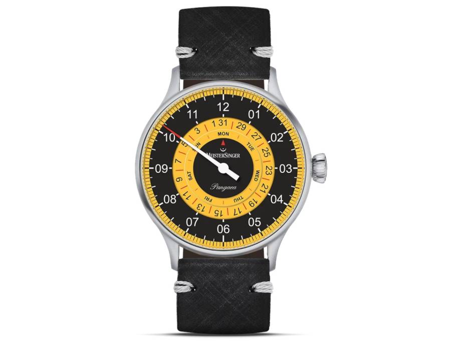 Pangaea Day Date, 40mm Automatik schwarz gelb Limited Edition