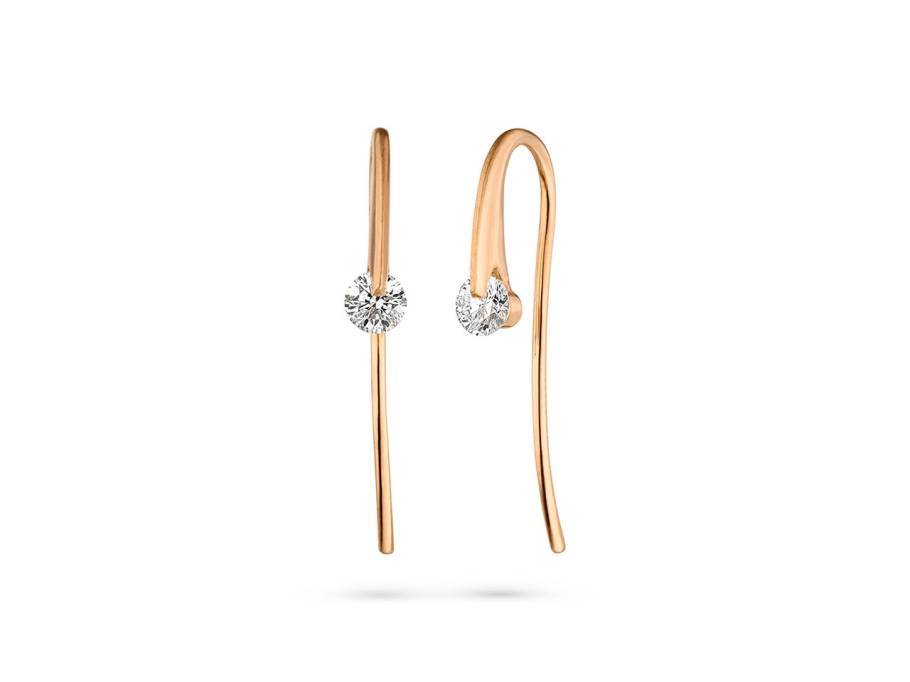  Liberte Lumina Ohrhänger Roségold mit Brillanten 0,63