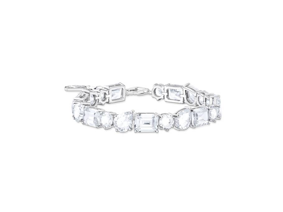 Heritage Glam Armband Silber 19cm mit weißen Zirkonia