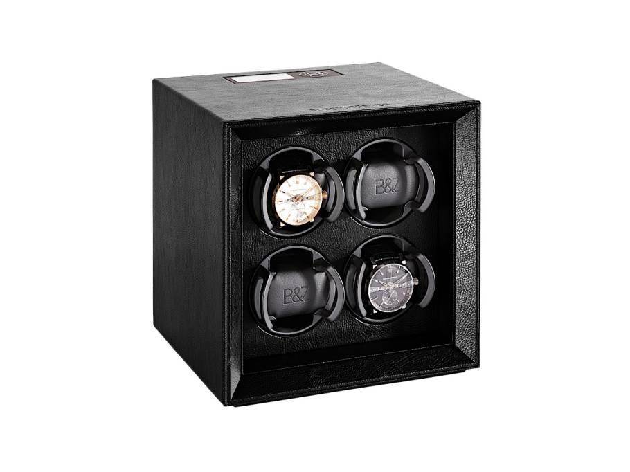 Safe Master 4 Black Uhrenbeweger mit Leder