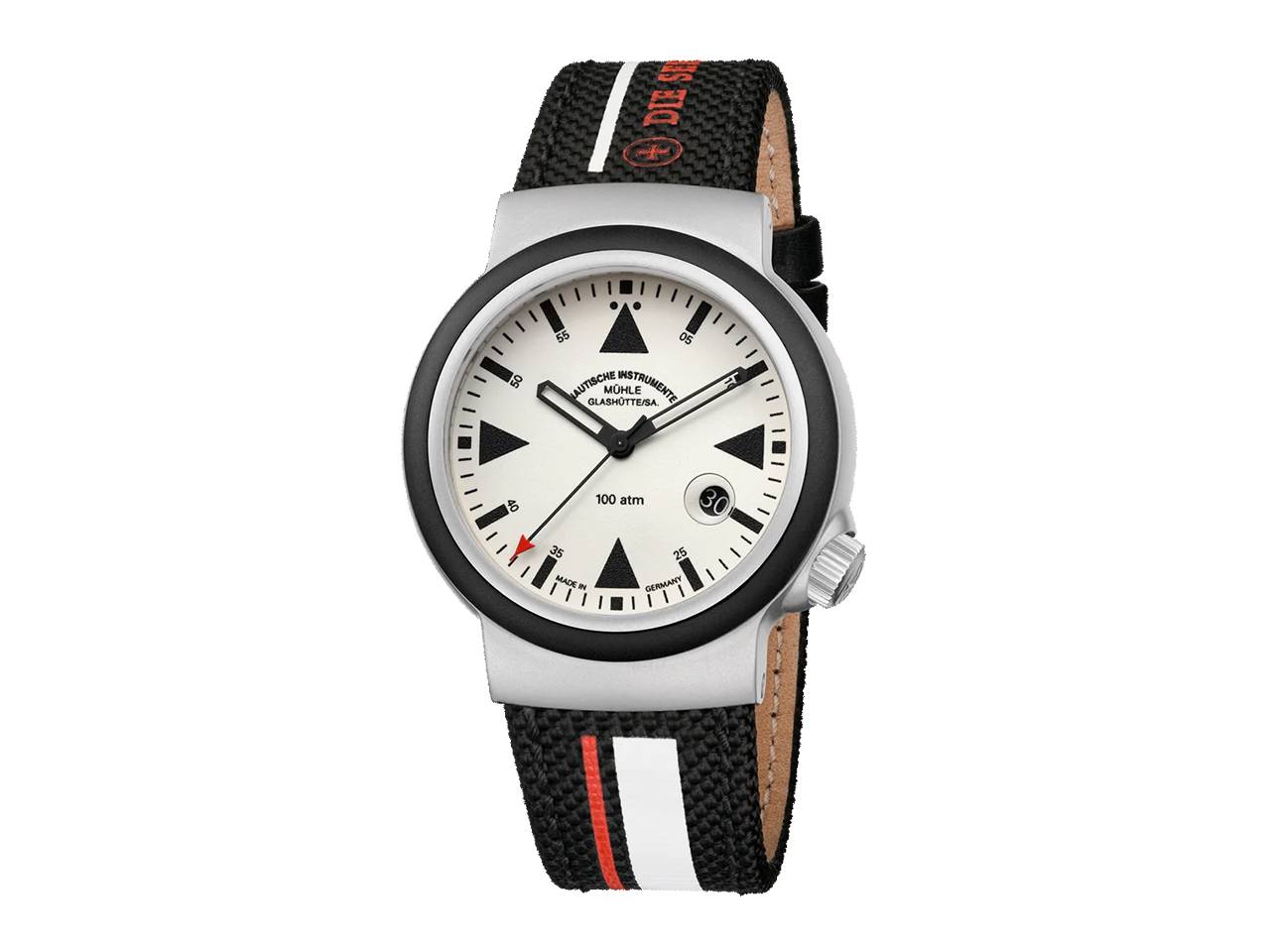 Mühle Mission-Timer LUMEN Automatik 42mm beiges