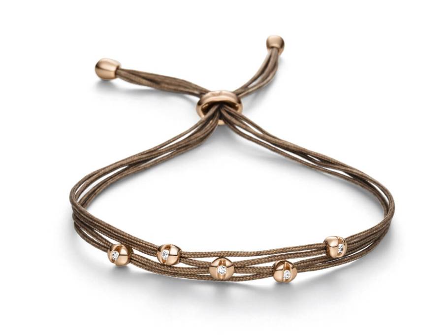  Colortaire Armband Roségold mit Brillanten 0,075 Cashmere