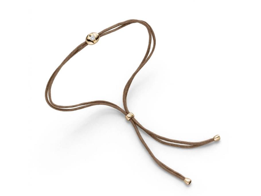  Colortaire Armband Gelbgold mit Brillant 0,09 Cashmere
