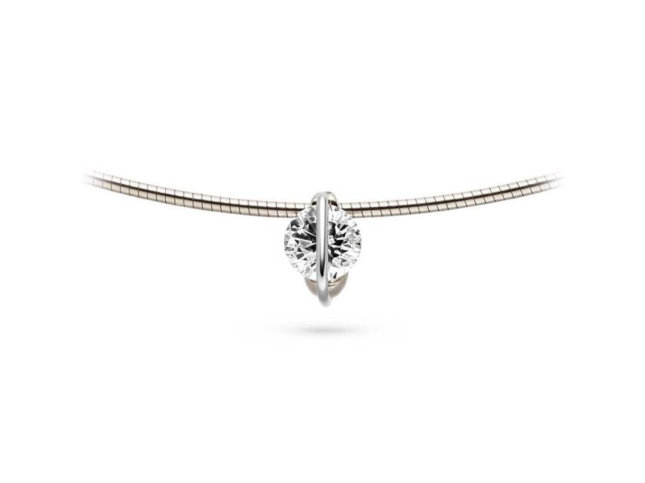 Liberté Arcana Collier L1002 Weißgold 0,70 TW (G) si