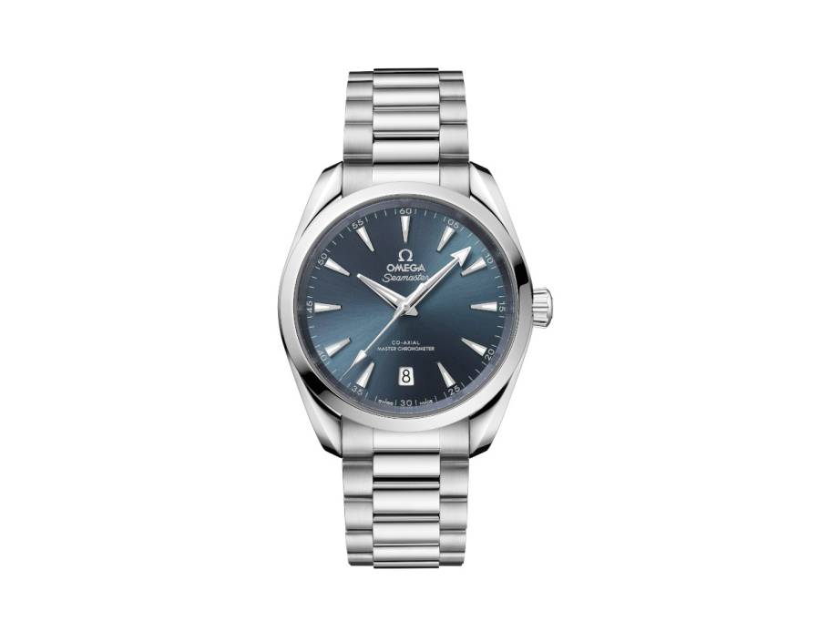 Seamaster Aqua Terra Shades Automatik Edelstahl 38mm blaues Zifferblatt Metallband