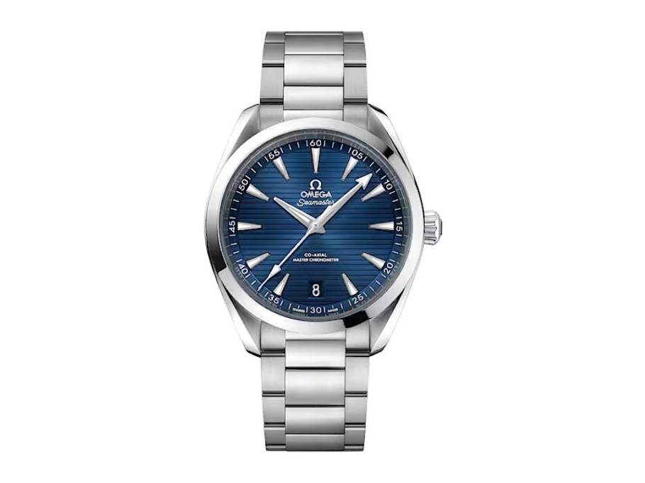 Seamaster Aqua Terra 150M Automatik Edelstahl 41mm blaues Zifferblatt Metallband