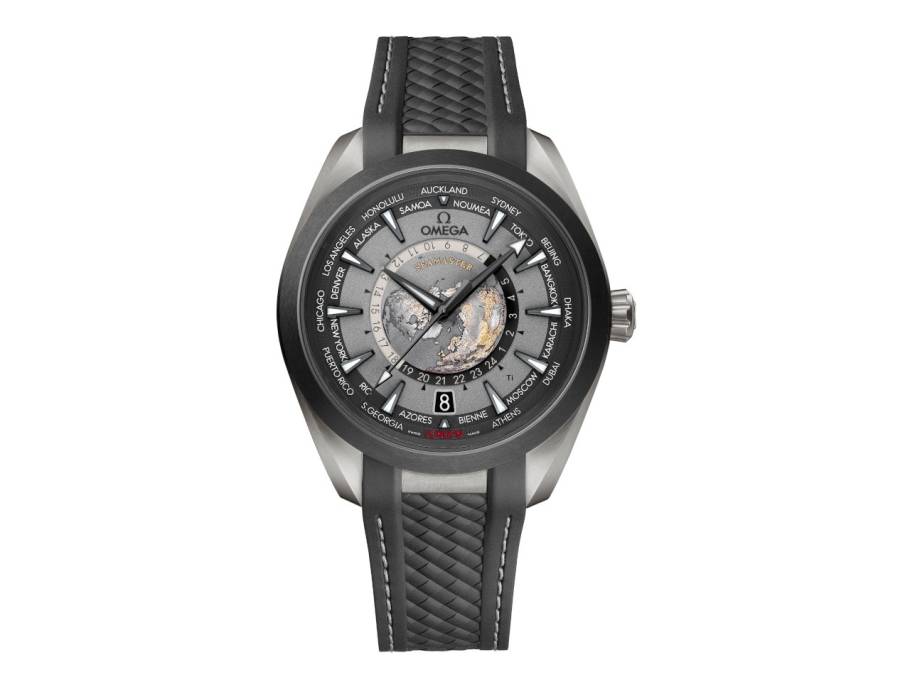 Seamaster Aqua Terra 150M Automatik Titan 43mm graues Zifferblatt schwarzes Kautschukband