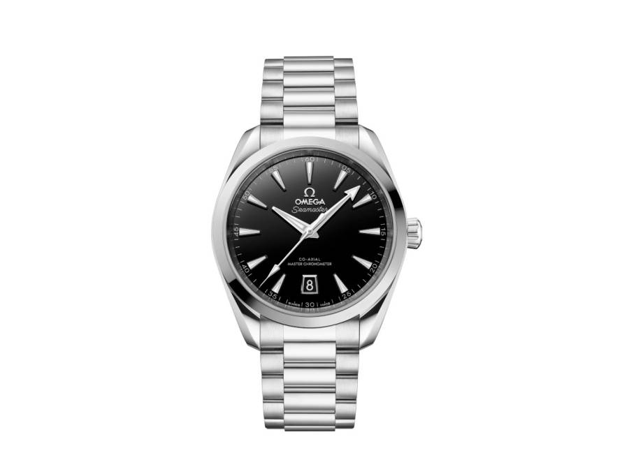 Seamaster Aqua Terra 150M Automatik Edelstahl 38mm schwarzes Zifferblatt Metallband
