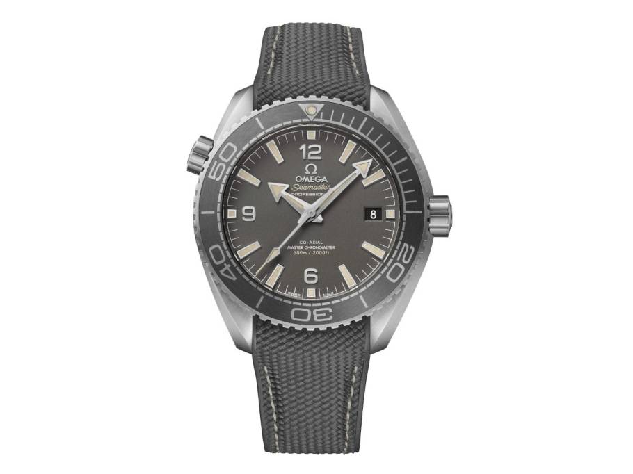 Seamaster Planet Ocean 600M Automatik Edelstahl 43mm graues Zifferblatt graues Kautschukband