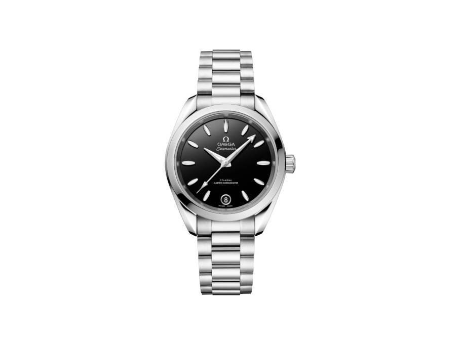 Seamaster Aqua Terra 150M Automatik Edelstahl 34mm schwarzes Zifferblatt Metallband