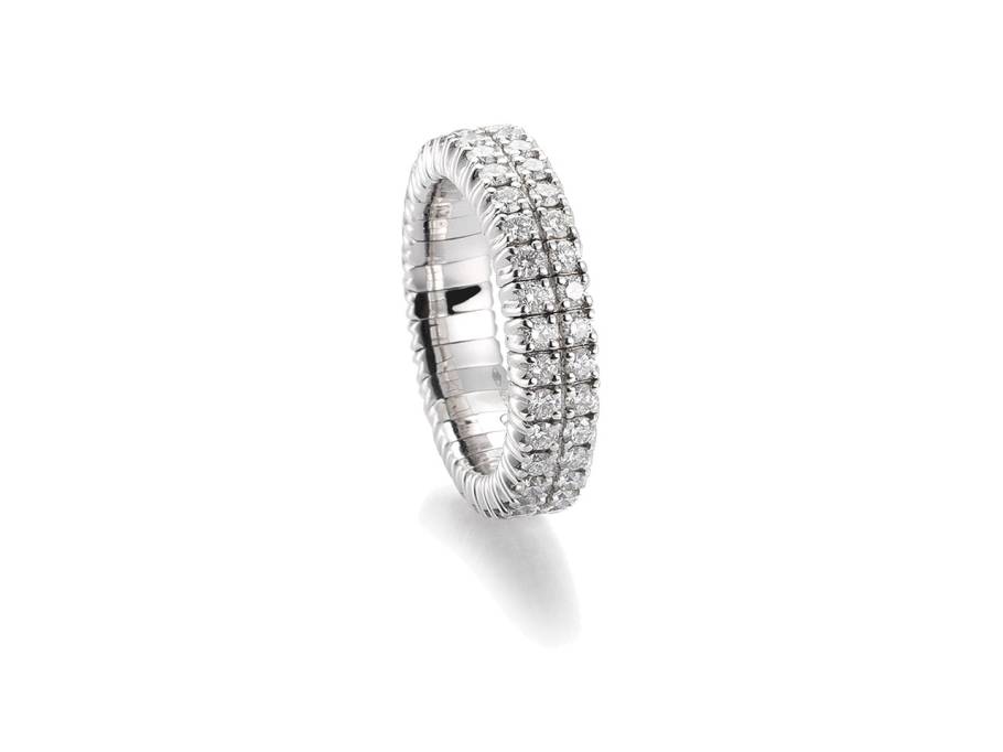 Tennis Flex  Ring rundum Brillanten1,70ct Weißgold