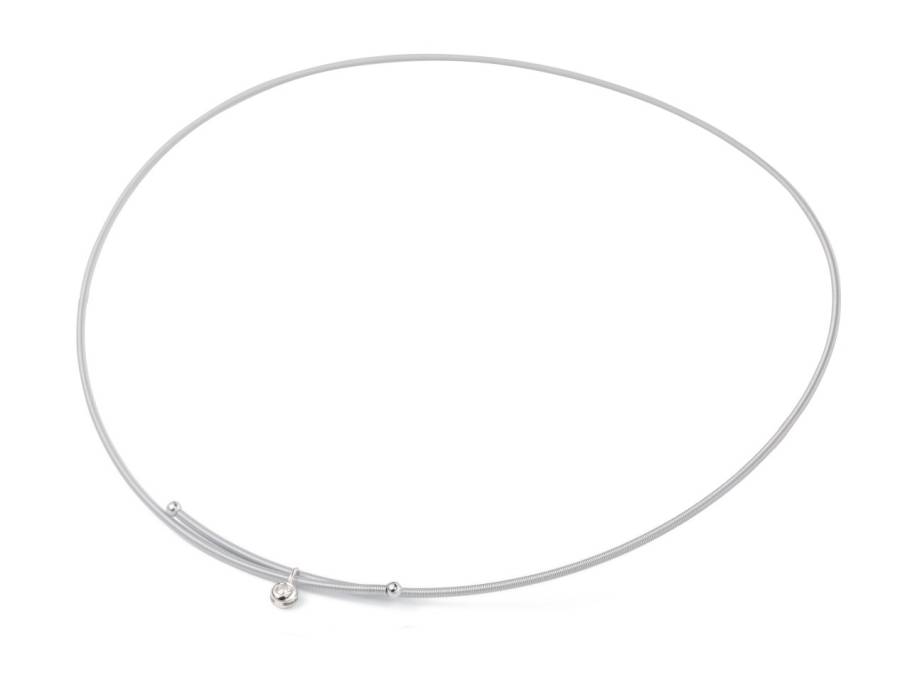 Ivy Collier Weißgold 42cm mit Brillant 0,050ct