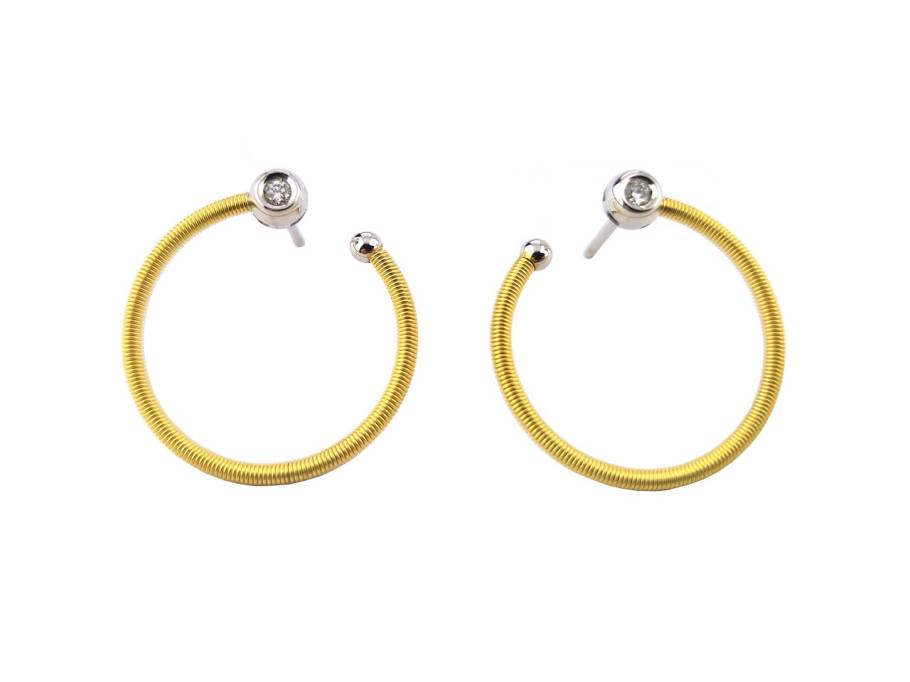 Ivy Ohrstecker Gelbgold mit Brillanten 0,060ct