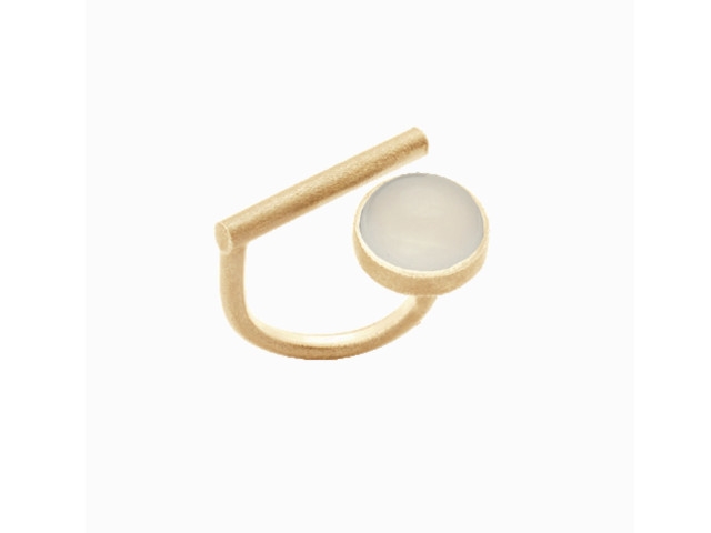 Simplicity Ring Silber vergoldet