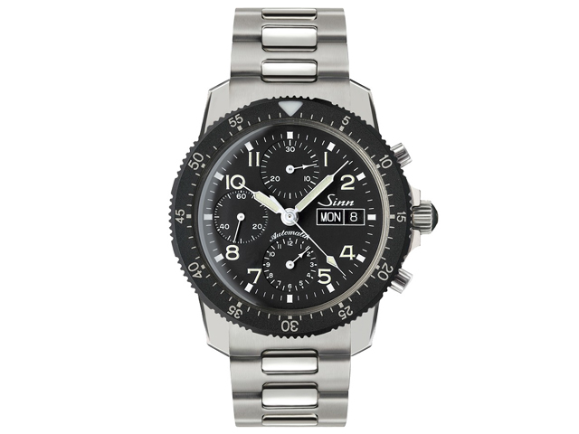 103 St Klassischer Fliegerchronograph Metallband