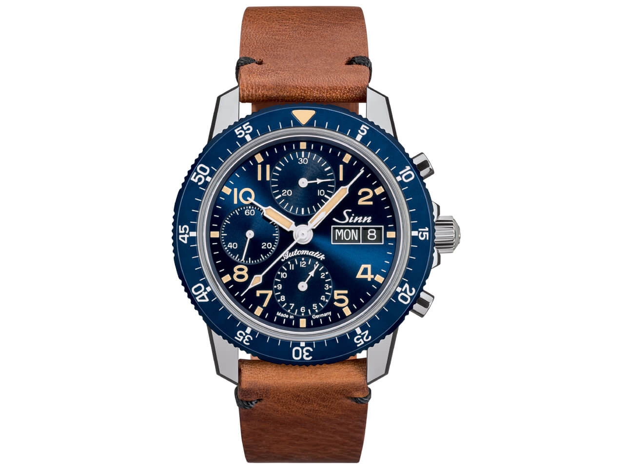 Sinn 103 Sa B E Klassischer Fliegerchronograph blau Limited