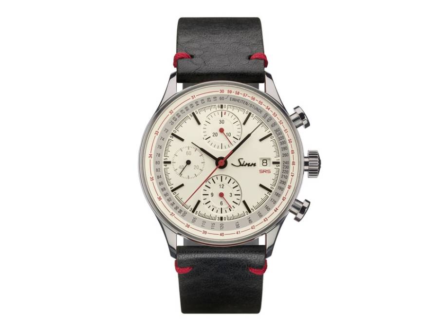 910 SRS Schaltradchronograph Lederband