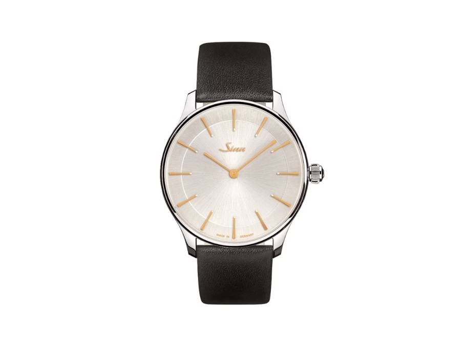 1739 St I 4N Automatik Edelstahl 39mm silbernes Zifferblatt schwarzes Lederband