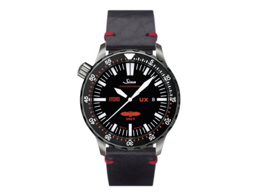 Taucheruhr UX SDR GSG 9 (EZM 2B) Lederband Vintage 